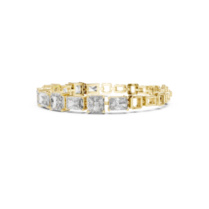 Bracelet en Moissanite Taille Radiant et Taille Émeraude en Argent Sterling 925 de Haute Qualité – Vente en Gros B2B, Stock Disponible, Livraison Rapide - Product Image 3