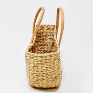 Bolso de mano de playa tejido hecho a mano de fábrica de Artex Dong Thap, bolsos de paja de algas marinas, artesanías naturales ecológicas - Product Image 3