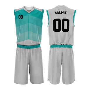 Uniforme de baloncesto para hombre diseñado para brindar comodidad, flujo de aire y flexibilidad, ideal para entrenamientos en el gimnasio, juegos en equipo, partidos de práctica y acción en la cancha. - Product Image 1