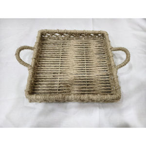 Merveilleux Design Décoration De Table Plateau De Service Alimentaire Avec Poignée Plateau De Service Alimentaire De Haute Qualité Pour Vaisselle Plateau De Serveur De Nourriture - Product Image 6