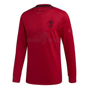 100% poliéster camisetas deportivas para adultos Función de secado rápido sublimación camisetas de fútbol entrenamiento manga larga Jersey logotipo personalizado Club - Product Image 1