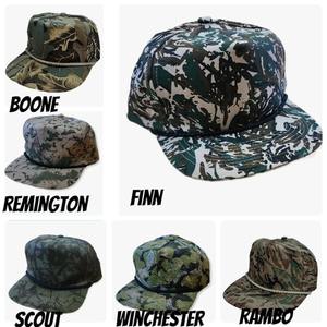 Ventas al por mayor de 5 paneles de camuflaje Ri 256 cuerda Snapback sombreros Camo caza Golf ala plana logotipo personalizado sin estructura Gorras gorras para hombres - Product Image 5