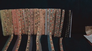 Adorno de encaje con cuentas de lujo, diseño Floral hecho a mano con cuentas de cristal y perlas para ropa de novia y de noche, bordado de encaje de red - Product Image 6