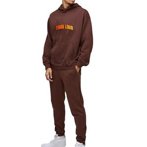 ชุดวอร์มโอเวอร์ไซส์สำหรับผู้ชายชุดวอร์มพิมพ์ลายโลโก้หน้าจอขนาดพลัสไซส์ออกแบบได้ตามที่ต้องการ - Product Image 1