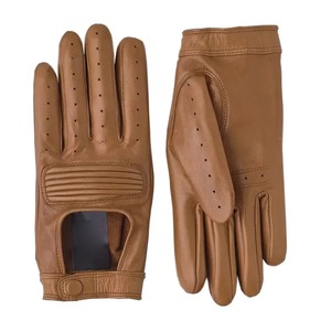 Gants de conduite professionnels de haute qualité en cuir fin meilleur taux avec impression du logo personnalisé du fabricant - Product Image 6