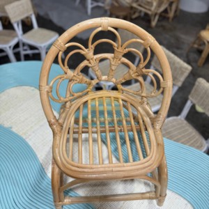 Silla de ratán hecha a mano ecológica de primera calidad para niños, artesanía tejida artesanal de Vietnam para guardería con estilo - Product Image 4