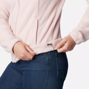 Automne hiver femmes coupe personnalisée polaire pull col montant fermeture éclair complète à manches longues respirant poches manteaux Logo personnalisé - Product Image 6