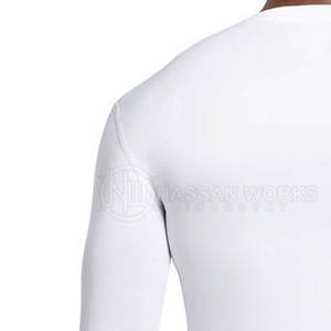 Camisetas de Compresión para Hombre, Tejidas, Transpirables y de Secado Rápido, para Entrenamiento y Ejercicio en el Gimnasio - Product Image 4