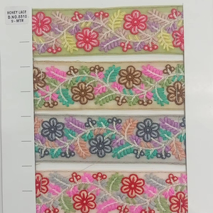 เครื่องประดับงานฝีมือสำหรับกระเป๋าและของขวัญลายลูกไม้ปักโลโก้ตามสั่งสำหรับเสื้อผ้า - Product Image 1