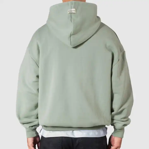 Sweat-shirt pour homme coupé et cousu, logo imprimé en relief personnalisé, streetwear surdimensionné, sweat-shirt vintage, molleton 400 g/m² pour homme - Product Image 3