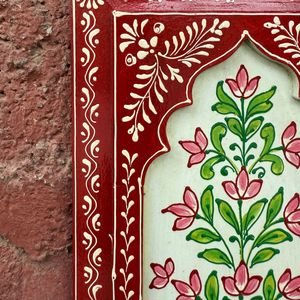 Handmade Wooden <b>Wall</b> <b>Frame</b> Creative Hand Painted Design for Living Office Bedroom <b>Wall</b> Art Decor Hanging Art Handicraft - Product Image 4