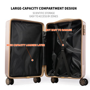 <span class=keywords><strong>Valise</strong></span> vintage argentée à roulettes avec coins métalliques brillants et serrure à combinaison – La meilleure <span class=keywords><strong>valise</strong></span> abordable et économique - Product Image 5