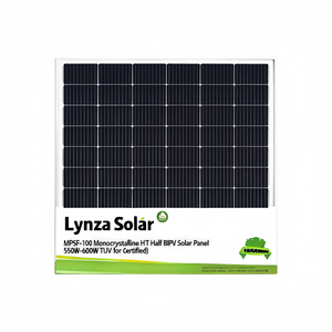 แผงโซลาร์เซลล์แบบโมโนคริสตัลไลน์ HJT ฮาล์ฟเซลล์ Lynsa Solar MPSF-100 กำลังไฟ 550W-600W ได้รับการรับรองมาตรฐาน TUV - Product Image 2