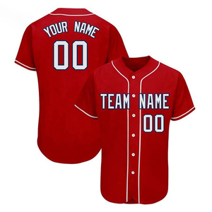 MESS SPORTS Maillot de baseball personnalisé avec logo d'équipe - 100% polyester, impression par sublimation, séchage rapide, protection UV, unisexe adulte, service OEM - Product Image 3