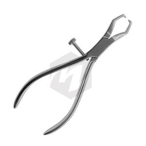 คีมถอดมงกุฎฟันสแตนเลสพร้อมปลายยางสำหรับเครื่องมือทางการแพทย์สำหรับจัดฟันขายส่ง - Product Image 1