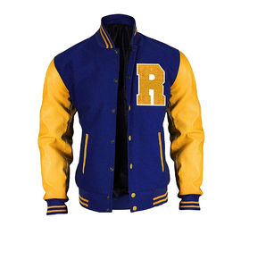 Nuova <span class=keywords><strong>Giacca</strong></span> Varsity per <span class=keywords><strong>Uomo</strong></span> di Alta Qualità al Miglior Prezzo, <span class=keywords><strong>Giacca</strong></span> in Lana con Maniche in Pelle, <span class=keywords><strong>Giacca</strong></span> Varsity di Urban Export Line - Product Image 3