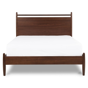 Mobilier de cadre de lit solide écologique en bois de teck durable et minimaliste moderne pour chambre à coucher hôtels villas modèle de couleur personnalisé - Product Image 1