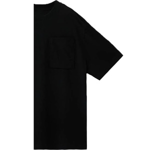 เสื้อยืดลำลองผู้ชายไซส์ใหญ่ สีดำ ปักโลโก้คุณภาพสูง ปรับแต่งได้ น้ำหนัก 220 กรัม ผ้าฝ้ายออร์แกนิค 100% - Product Image 5
