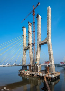 Puentes de soporte de cable extradosado de calidad garantizada con tamaño personalizado disponible Servicio de construcción de puentes colgantes - Product Image 2