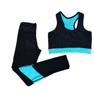 Custom Designed Quick Dry <b>Plus</b> <b>Size</b> <b>Yoga</b> Set for Women Soft Bra and <b>Pants</b> with Elastic Waist Closure OME Servicer Made - Product Image 1