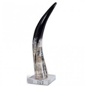 Modern Style Viking Drinking Horn with Stand Holder Buffalo Drinking Cow Horn Polished Drinking Horn for <b>Christmas</b> Occasion - Product Image 3