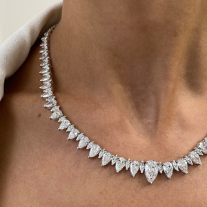 สร้อยคอเพชรโมอิส2025ไนต์เครื่องประดับเงินสเตอร์ลิง925สร้อยคอเพชรเครื่องประดับสำหรับผู้หญิง - Product Image 1