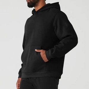 Sudadera unisex con logotipo bordado personalizado de alta calidad francés Terry gráfico Vintage sudadera de peso pesado - Product Image 4