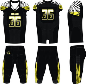 2026 New Arrival Customized Adult American <b>Football</b> Uniform Short Sleeve Printed 100% Polyester Quick Dry Make Your Own - Product Image 6