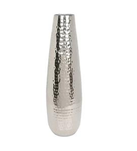 Vase à fleurs de luxe en métal et aluminium couleur argent pour la maison hôtel décoration de mariage Vase à fleurs en métal cadeaux de pendaison de crémaillère - Product Image 1