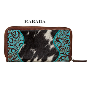 High Quality Women's Western Genuine Leather <b>Purse</b> Handmade with Intricate Hair-on-Design & Zipper Closure Latest Style Wallet - Product Image 1