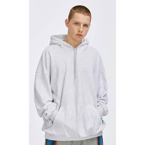 Sweat-shirt surdimensionné en coton 100% poids lourd, tissu épais de qualité supérieure, poche kangourou personnalisable - Product Image 1