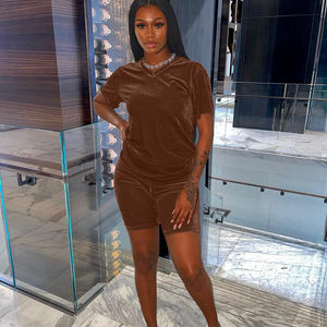 ชุดวอร์มผ้ากำมะหยี่แขนยาวลายสีทึบสำหรับผู้หญิงชุดวิ่งจ๊อกกิ้งน้ำหนักเบาเป็นมิตรกับสิ่งแวดล้อมสำหรับฤดูใบไม้ผลิฤดูใบไม้ร่วง - Product Image 5