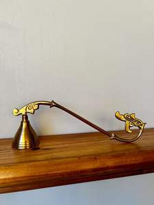 Refined Brass <b>Candle</b> Snuffer Created For Sophisticated Homes With Attention To Detail - Product Image 2