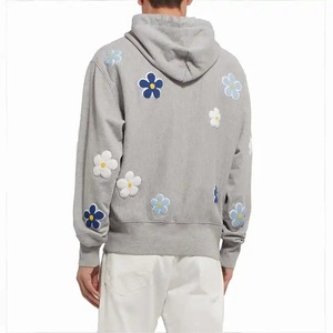 Sudaderas con capucha de bloque de Color para hombre de alta calidad, nuevo estilo, diseño bordado, Otoño, personalizable, cantidad a granel, técnica teñida lisa - Product Image 6