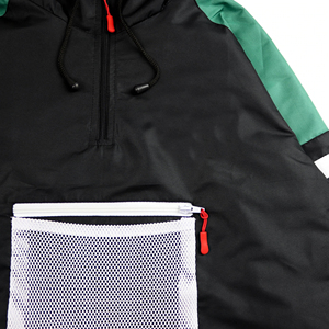 แจ็คเก็ตกันลมกันน้ำและระบายอากาศของผู้ชายสำหรับฝึกซ้อมอุปกรณ์กลางแจ้งสไตล์แฟชั่นพร้อมการตกแต่งปัก - Product Image 6