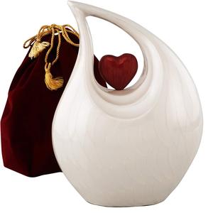 Corazón de amor Urnas de cremación para adultos para cenizas humanas - Product Image 1