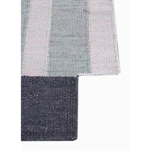 พรมขนสัตว์ทอลายแบนสีน้ำเงินลายทางสำหรับใช้ในบ้าน-Adwl-125 - Product Image 4