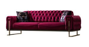 Sofá Cama Reclinable Moderno y Contemporáneo de Lujo, Muebles de Tela para el Hogar, Apartamento, Hotel, Villa, Conjunto de Sala de Estar Contemporánea - Product Image 6