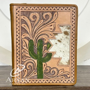 Reliure à anneaux en cuir usiné à la main de haute qualité pour A4 Padfolio planificateur de documents d'affaires peau de vache fermeture éclair portefeuille dossier organisateur - Product Image 1