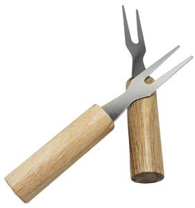 Fabrication OEM en acier inoxydable avec manche en bois ensemble de couteaux à fromage ajoute du toucher à la table à manger et aux accessoires de cuisine - Product Image 1