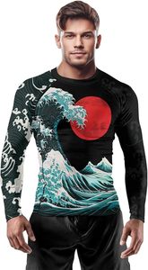 High Quality Unisex Full Sleeve Rash Guards Sublimated <b>Print</b> Breathable Design UPF50+ Quick Dry Customized Logo for Sports - Product Image 5