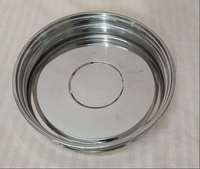 40 gobelets en plastique de luxe durables en acier inoxydable, plateau simple pour la Sainte-Cène avec couvercle, anneau inférieur poli miroir, qualité alimentaire, pour services religieux