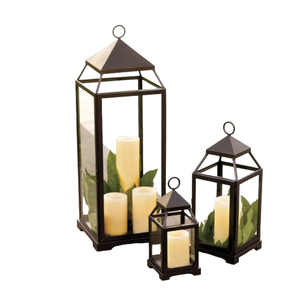 Farol Colgante Moderno de Metal Dorado y Negro, Diseño Marroquí Moderno, Soporte Decorativo para Sala de Estar, Dormitorio, Mesa, de la India - Product Image 1