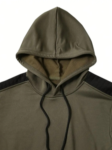 Chándal Deportivo de Dos Piezas para Hombre, con Capucha y Logotipo Personalizado de Alta Calidad, Informal, Sólido, de Forro Polar, para Gimnasio, Fitness, Entrenamiento y Jogging - Product Image 3