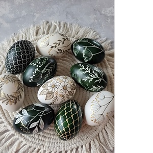 Décoration de Pâques élégante Oeuf en bois personnalisable en différentes tailles et couleurs Nouvelle arrivée - Product Image 2