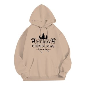 Holiday Season Winter White Christmas Hoodie Sweatshirt with Digital Printing for Unisex-Festive Pullover - Product Image 4
