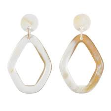 100% pendientes de cuerno de búfalo de buey sudafricano de lujo ecológicos naturales pendientes de araña de cuerno Real para mujeres niñas moda - Product Image 5