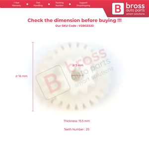 V2BGE533ตัวระบายความร้อนมอเตอร์ควบคุมเฟือง10 \ 25ฟันสำหรับ Megane MK2 BM cm EM km LM 2002-2008 - Product Image 2