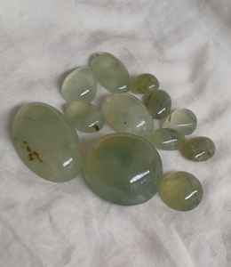 Wholesale <b>Free</b> Size Natural Prehnite Cabochon Gemstone Beads Loose Gemstones for Jewelry Necklace Ring Earring Pendant - Product Image 1