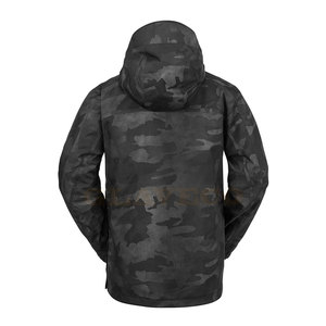 Comfortable <b>Men's</b> High Street Hooded Windbreaker Winter <b>Jacket</b> Waterproof & Eco-Friendly Front Logo Best Price - Product Image 2